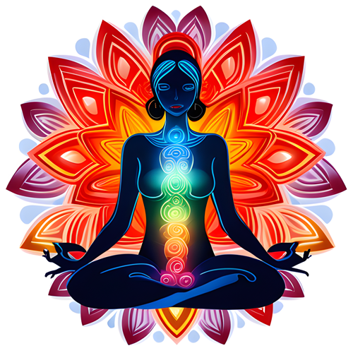 Spiritual Reiki image women yoga pose meditation