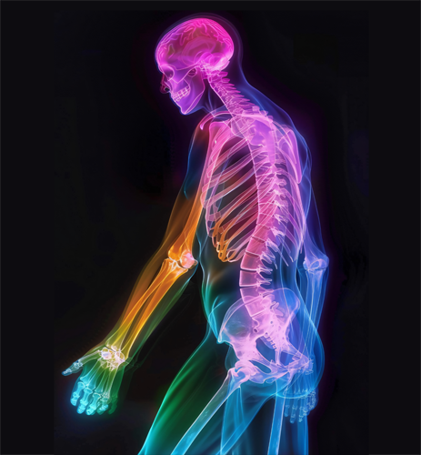 Reiki sur le physique -Homme Xray